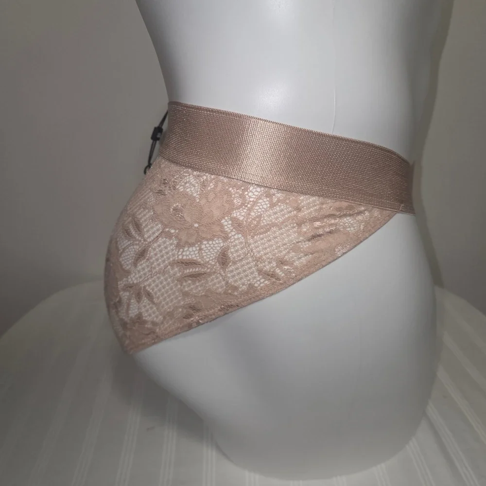 Cosabella Never Say Never Men's Lace Mid-Rise Brief Shimmer Contour Pouch